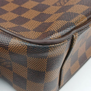 Pre-owned Louis Vuitton SHELTON EBENE Damier Canvas N41149 shoulderbag | stylenewstar
