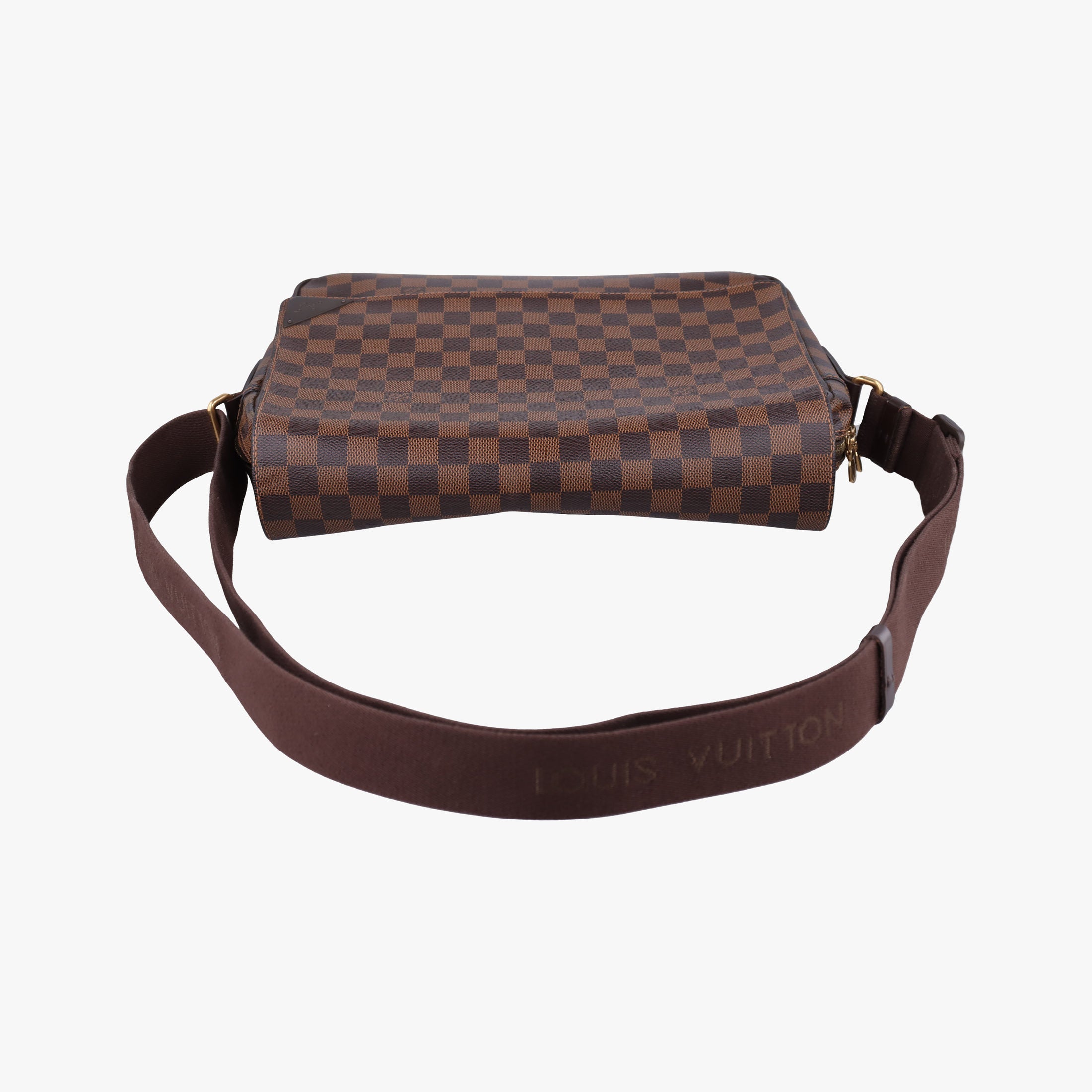 Pre-owned Louis Vuitton SHELTON EBENE Damier Canvas N41149 shoulderbag | stylenewstar