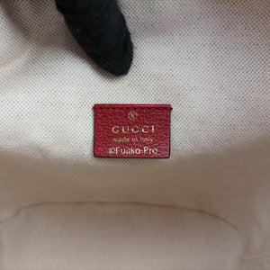 Pre-owned Gucci Doraemon collaboration Brown x red PVC coated canvas×Leather 655597 shoulderbag | stylenewstar