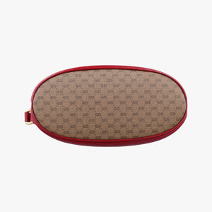 Pre-owned Gucci Doraemon collaboration Brown x red PVC coated canvas×Leather 655597 shoulderbag | stylenewstar
