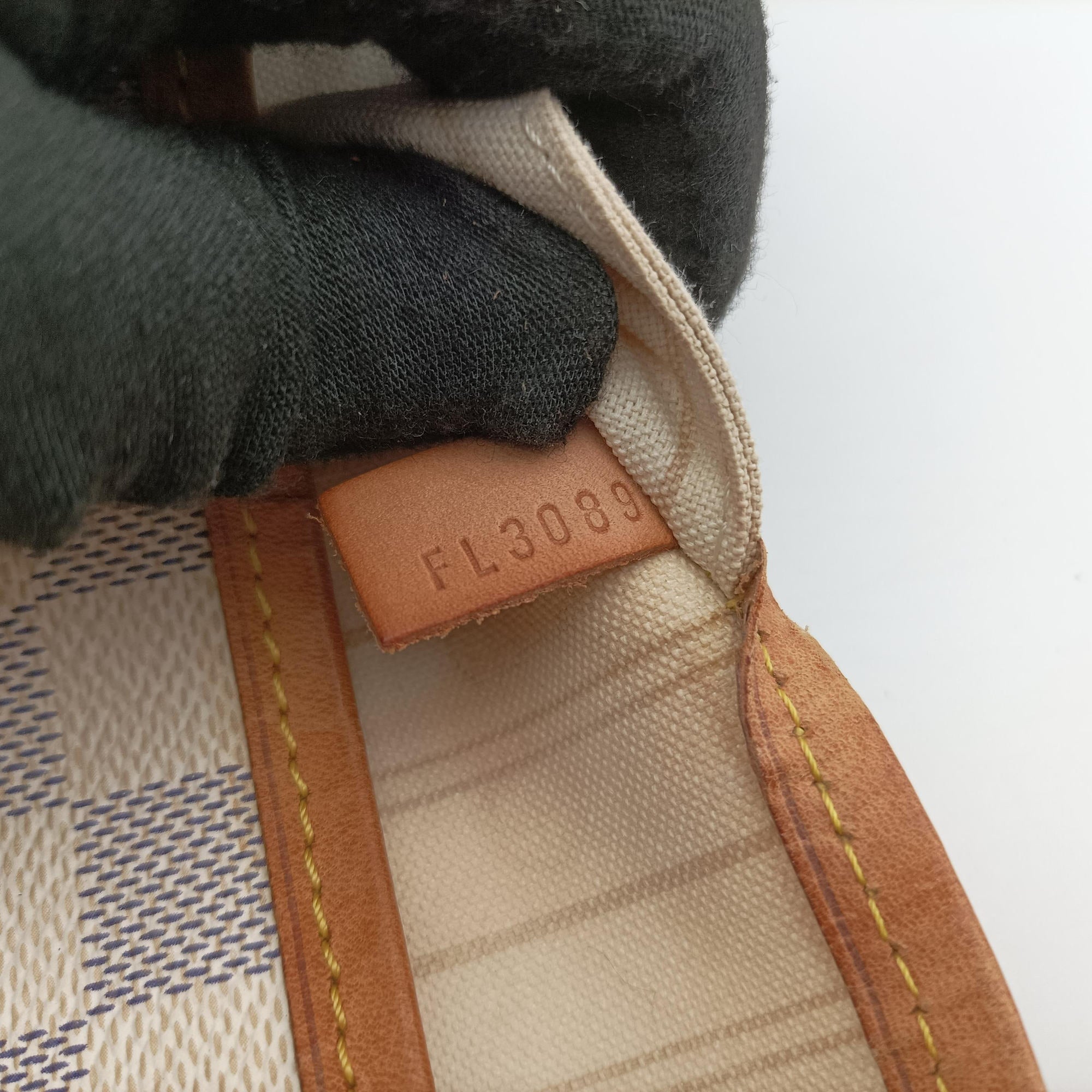 Secondhand Louis Vuitton NEVERFULL GM Azur Damier Canvas N51108 handbag | stylenewstar