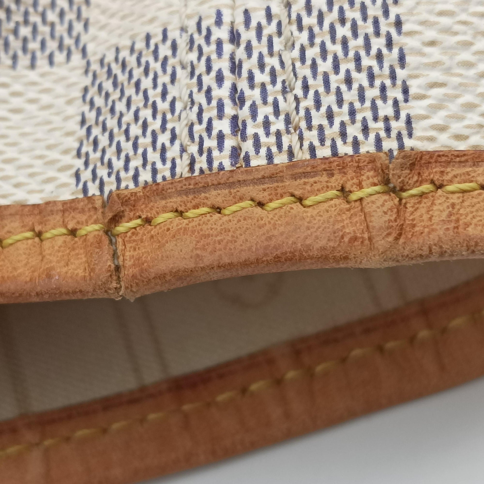 Secondhand Louis Vuitton NEVERFULL GM Azur Damier Canvas N51108 handbag | stylenewstar