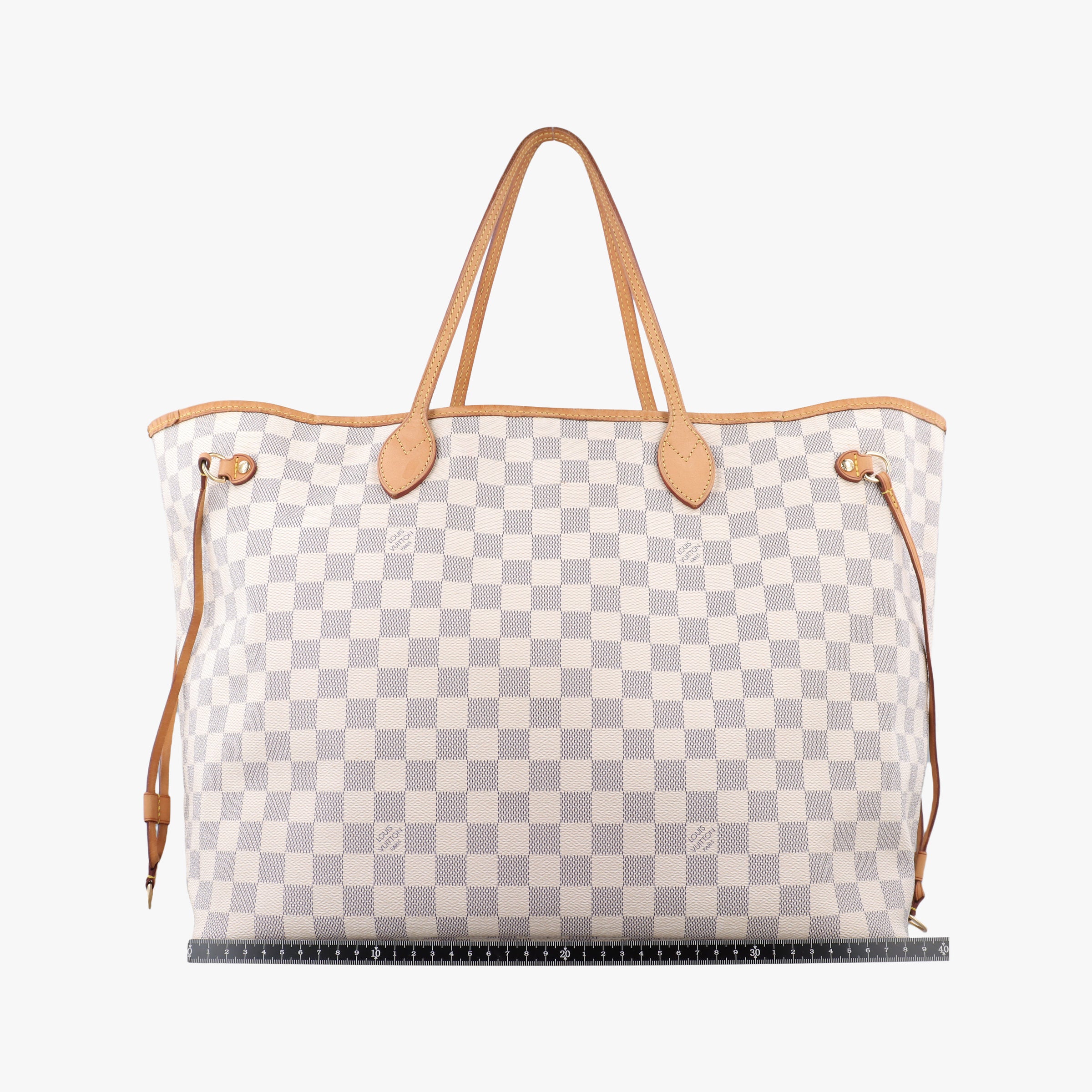 Secondhand Louis Vuitton NEVERFULL GM Azur Damier Canvas N51108 handbag | stylenewstar