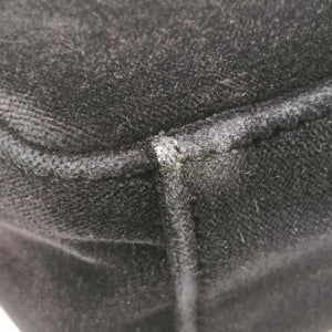 Pre-owned Prada Velluto Black Velour 1BH076 shoulderbag | stylenewstar