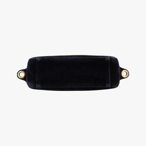 Pre-owned Prada Velluto Black Velour 1BH076 shoulderbag | stylenewstar
