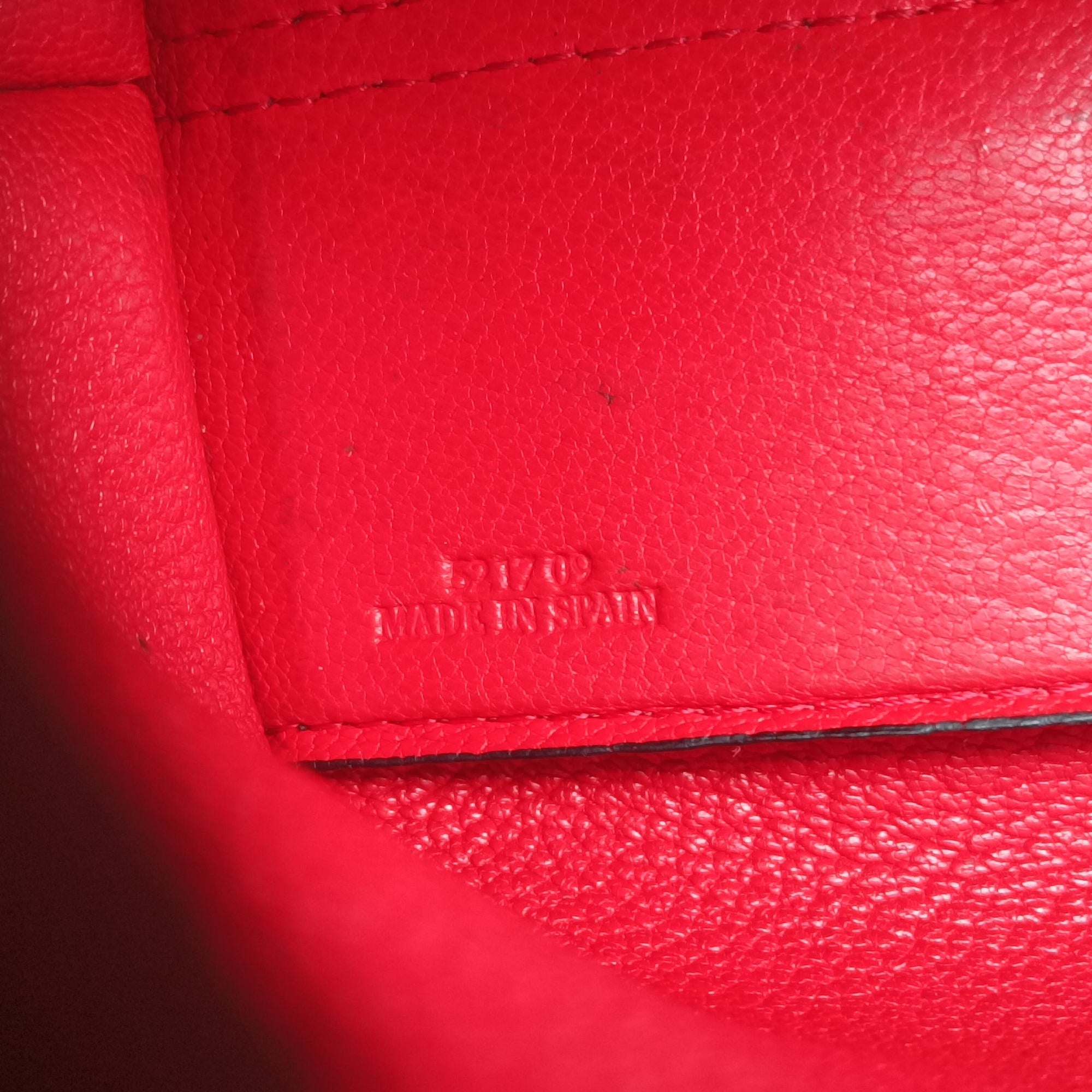 Pre-owned Loewe Avenue Red Leather  shoulderbag | stylenewstar
