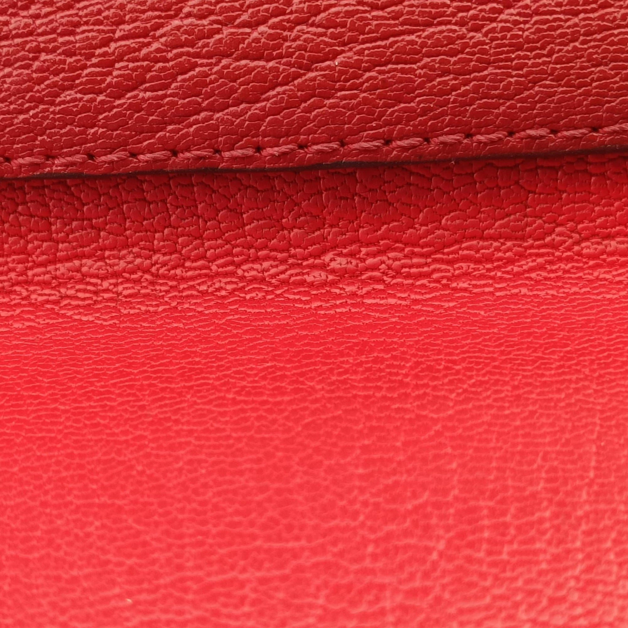 Pre-owned Loewe Avenue Red Leather  shoulderbag | stylenewstar