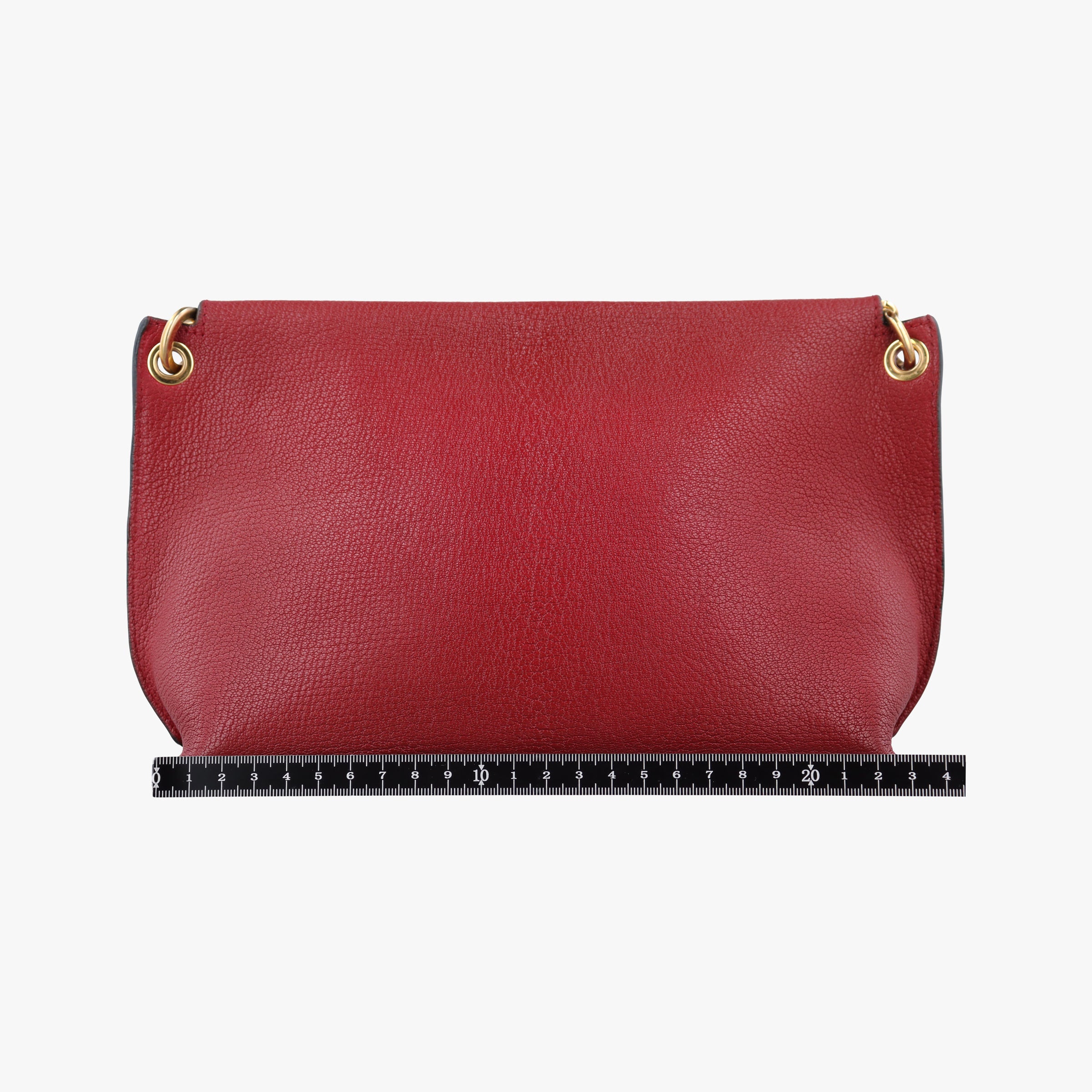 Pre-owned Loewe Avenue Red Leather  shoulderbag | stylenewstar