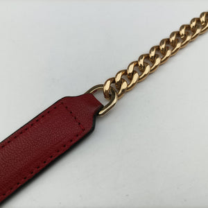 Pre-owned Loewe Avenue Red Leather  shoulderbag | stylenewstar