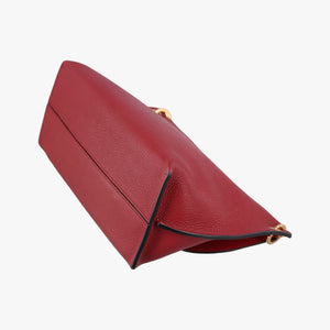 Pre-owned Loewe Avenue Red Leather  shoulderbag | stylenewstar