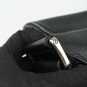 Pre-owned Christian Dior Saddle KAWS  Bee Black Leather  bum bag/waist bag | stylenewstar