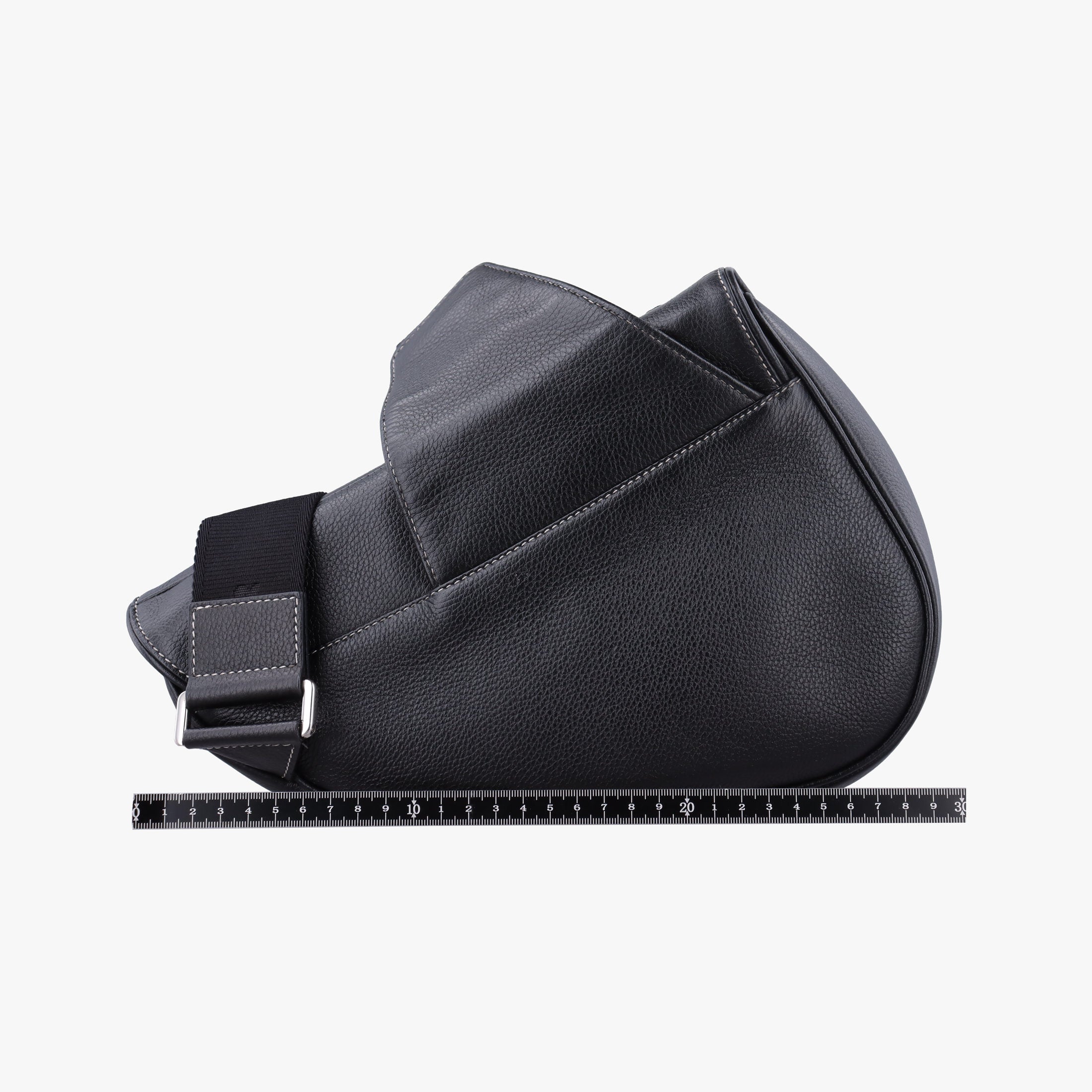 Pre-owned Christian Dior Saddle KAWS  Bee Black Leather  bum bag/waist bag | stylenewstar