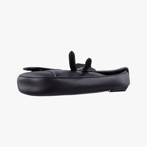 Pre-owned Christian Dior Saddle KAWS  Bee Black Leather  bum bag/waist bag | stylenewstar