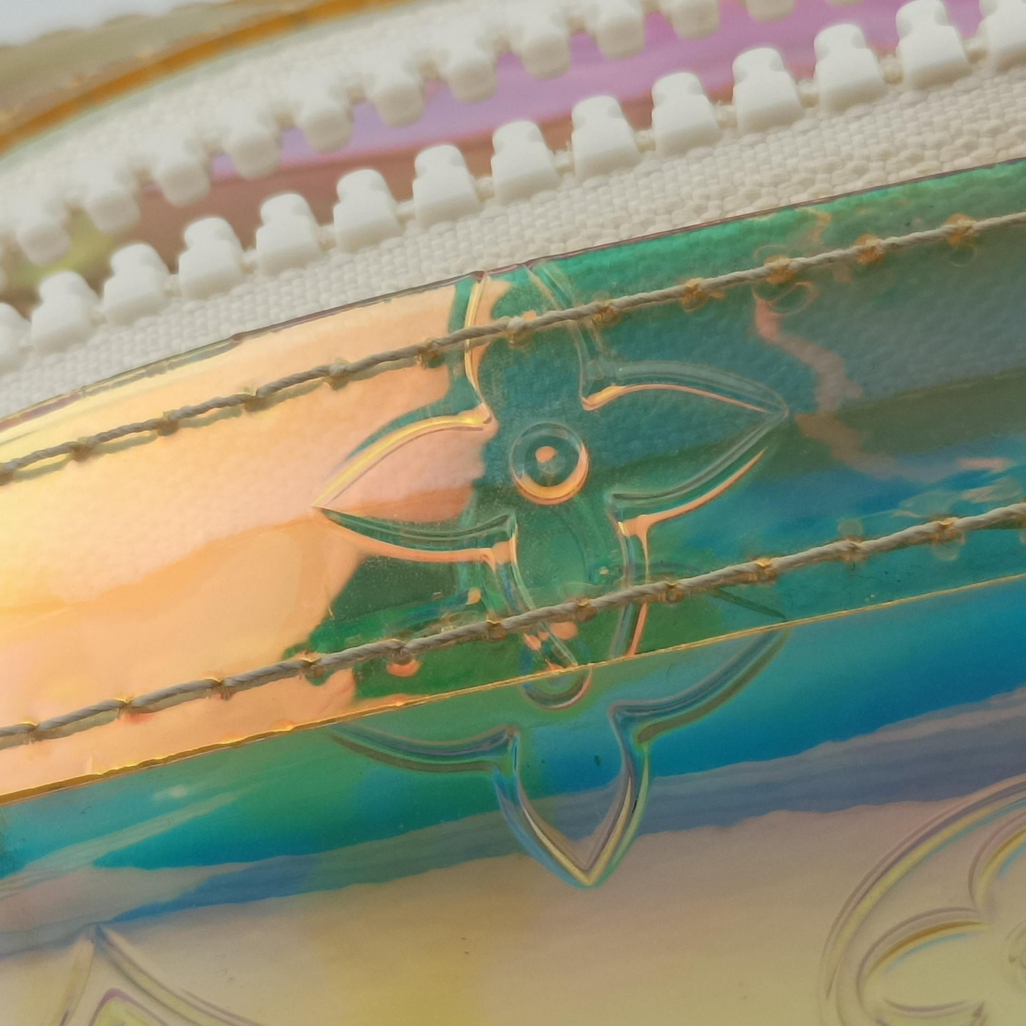 Vintage Louis Vuitton Pochette Volga prism pvc vinyl M55261 clutchbag | stylenewstar