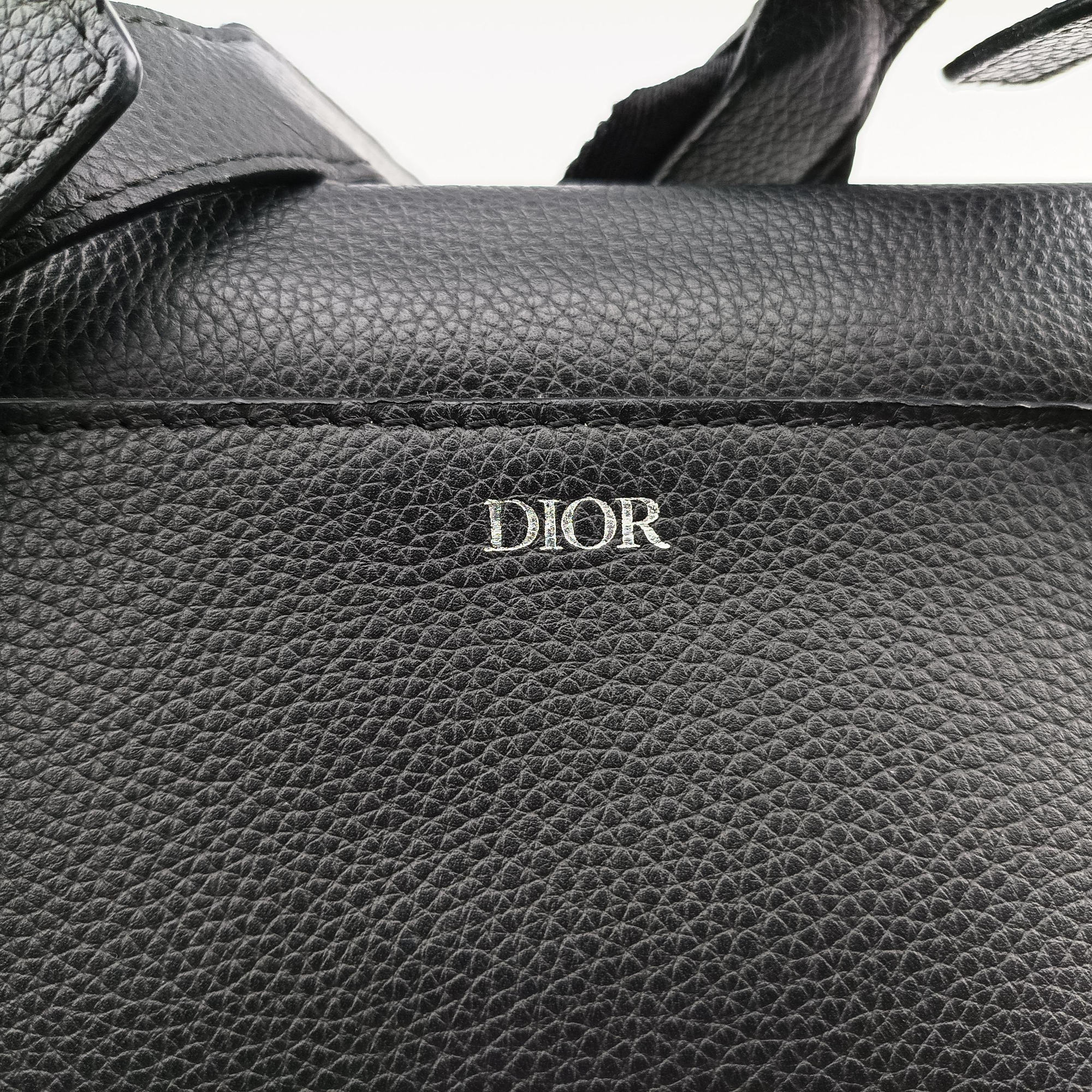Pre-owned Christian Dior Saddle Black leather  shoulderbag | stylenewstar