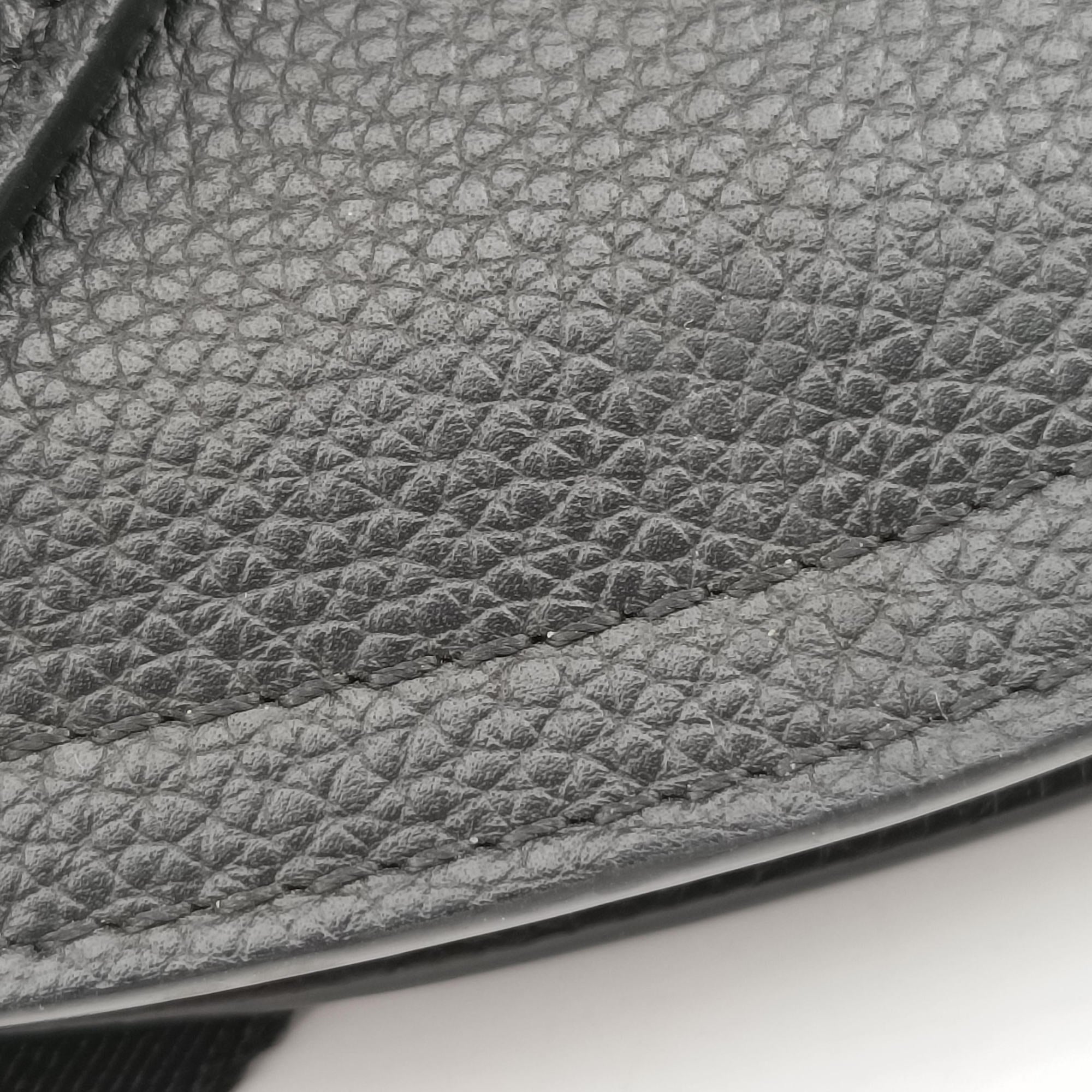 Pre-owned Christian Dior Saddle Black leather  shoulderbag | stylenewstar