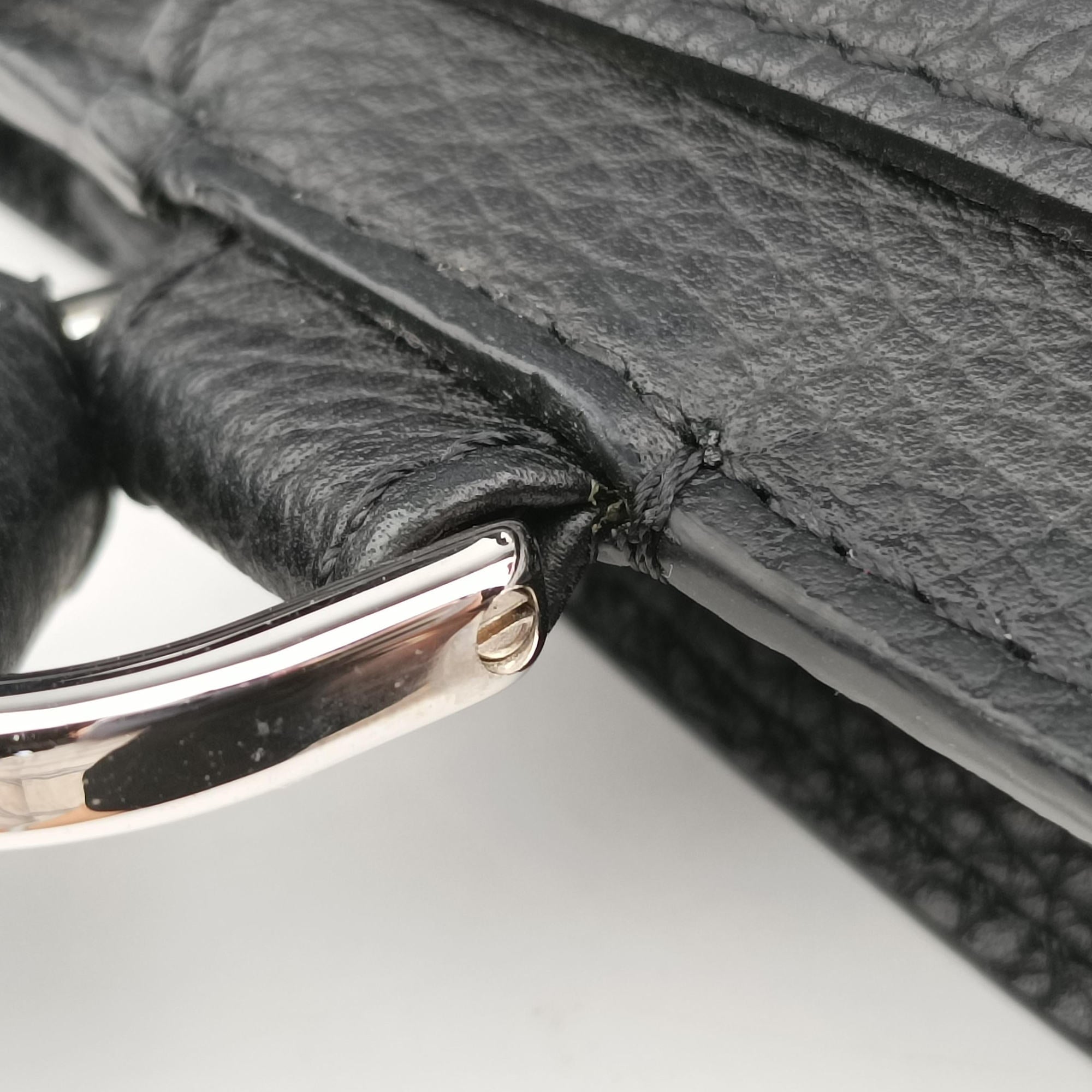 Pre-owned Christian Dior Saddle Black leather  shoulderbag | stylenewstar