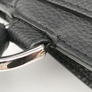 Pre-owned Christian Dior Saddle Black leather  shoulderbag | stylenewstar