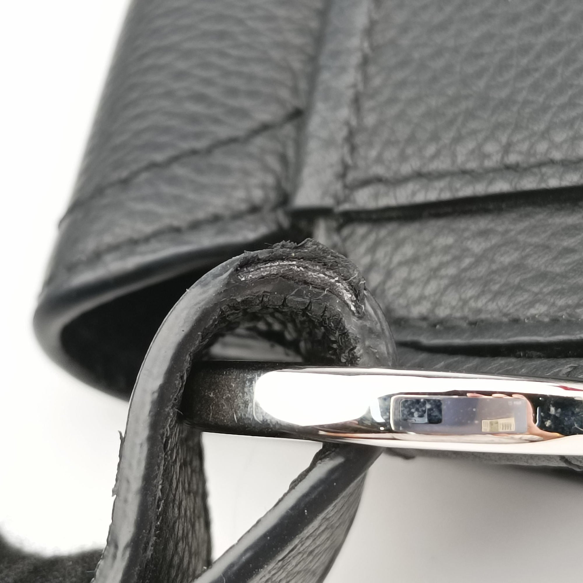 Pre-owned Christian Dior Saddle Black leather  shoulderbag | stylenewstar