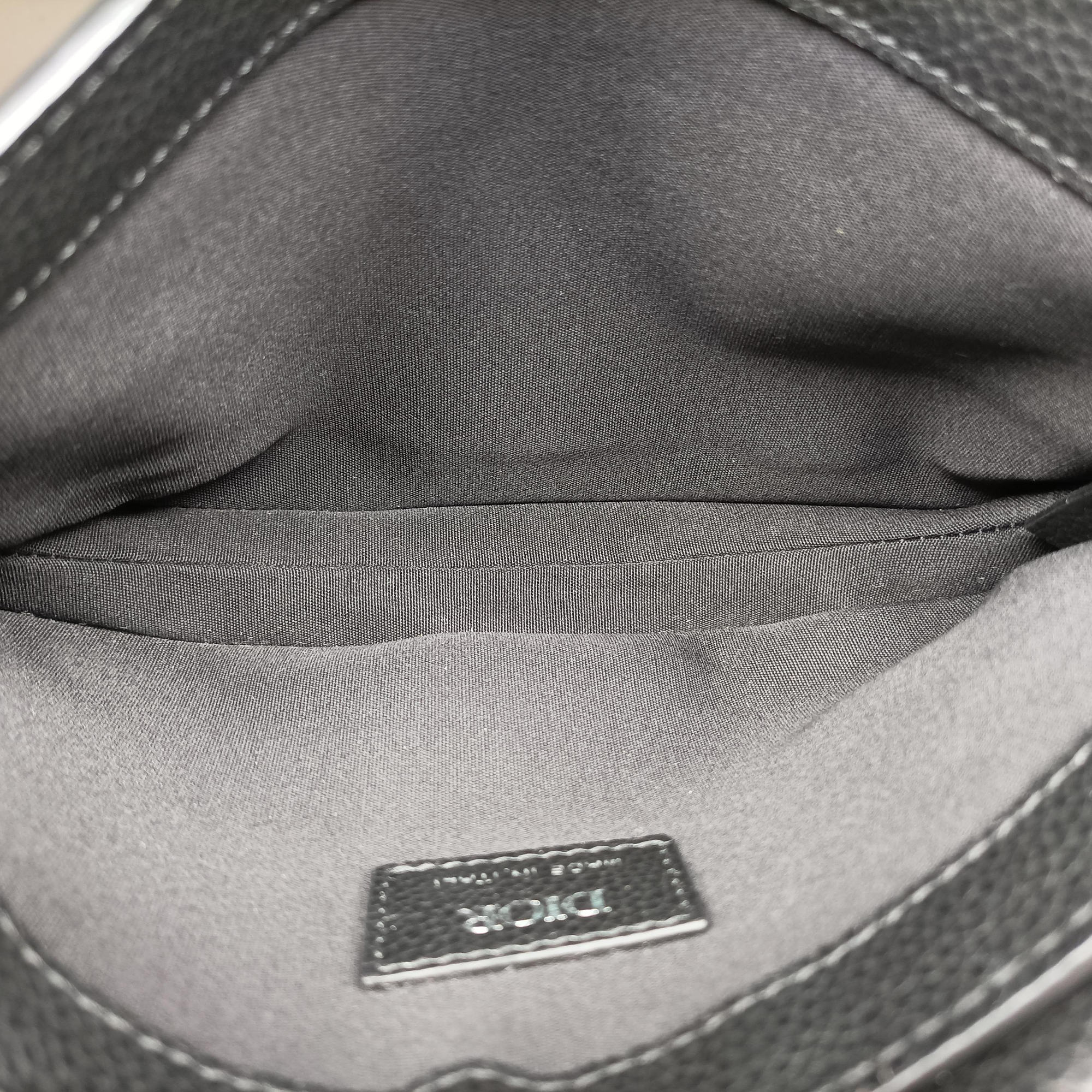 Pre-owned Christian Dior Saddle Black leather  shoulderbag | stylenewstar