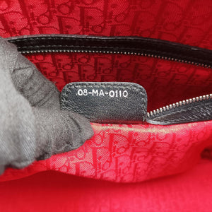 Pre-owned Christian Dior Lady Dior Black lambskin  shoulderbag | stylenewstar