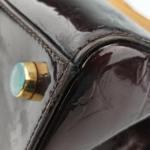 Pre-owned Louis Vuitton Brea MM AMARANTE Vernis M91619 shoulderbag | stylenewstar