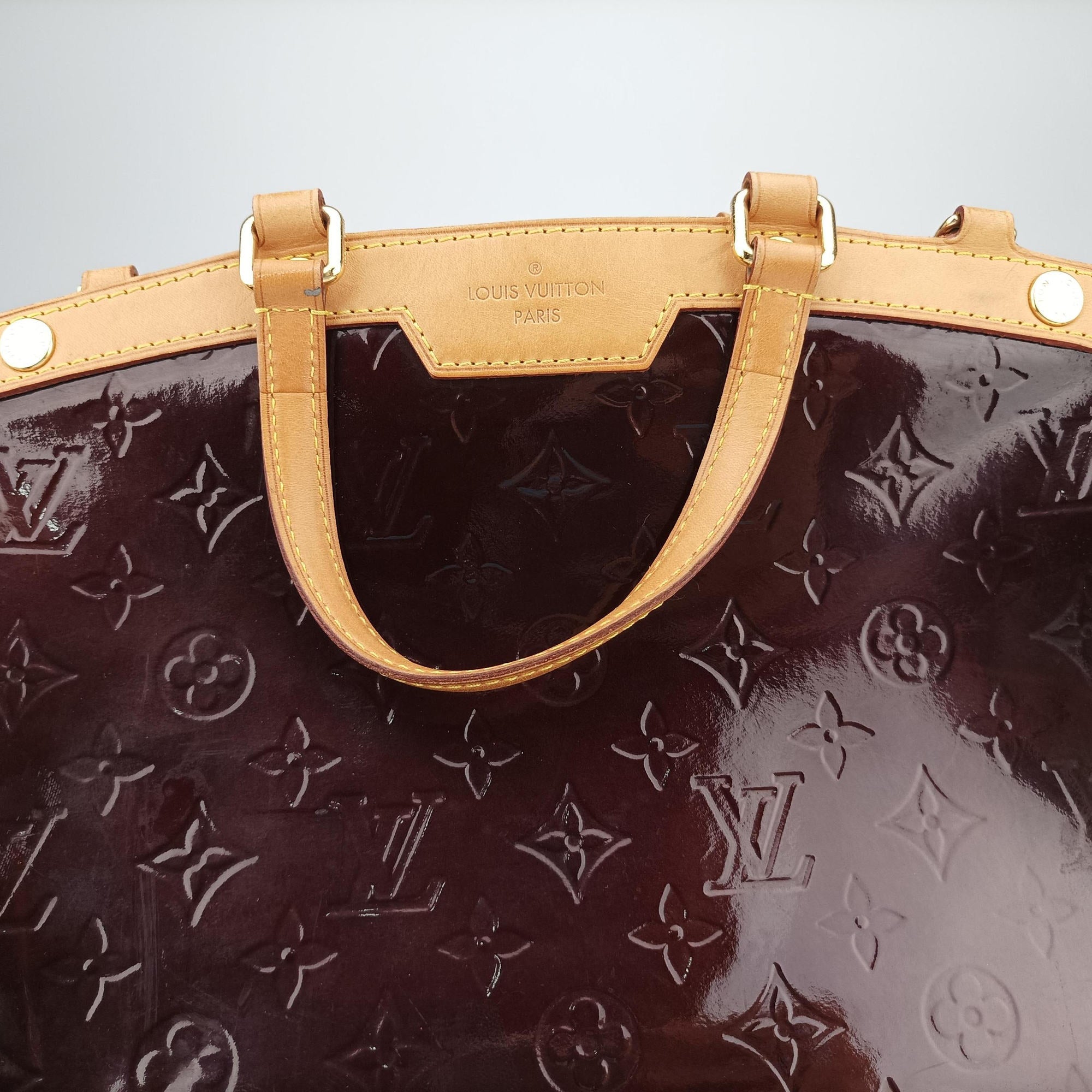 Pre-owned Louis Vuitton Brea MM AMARANTE Vernis M91619 shoulderbag | stylenewstar