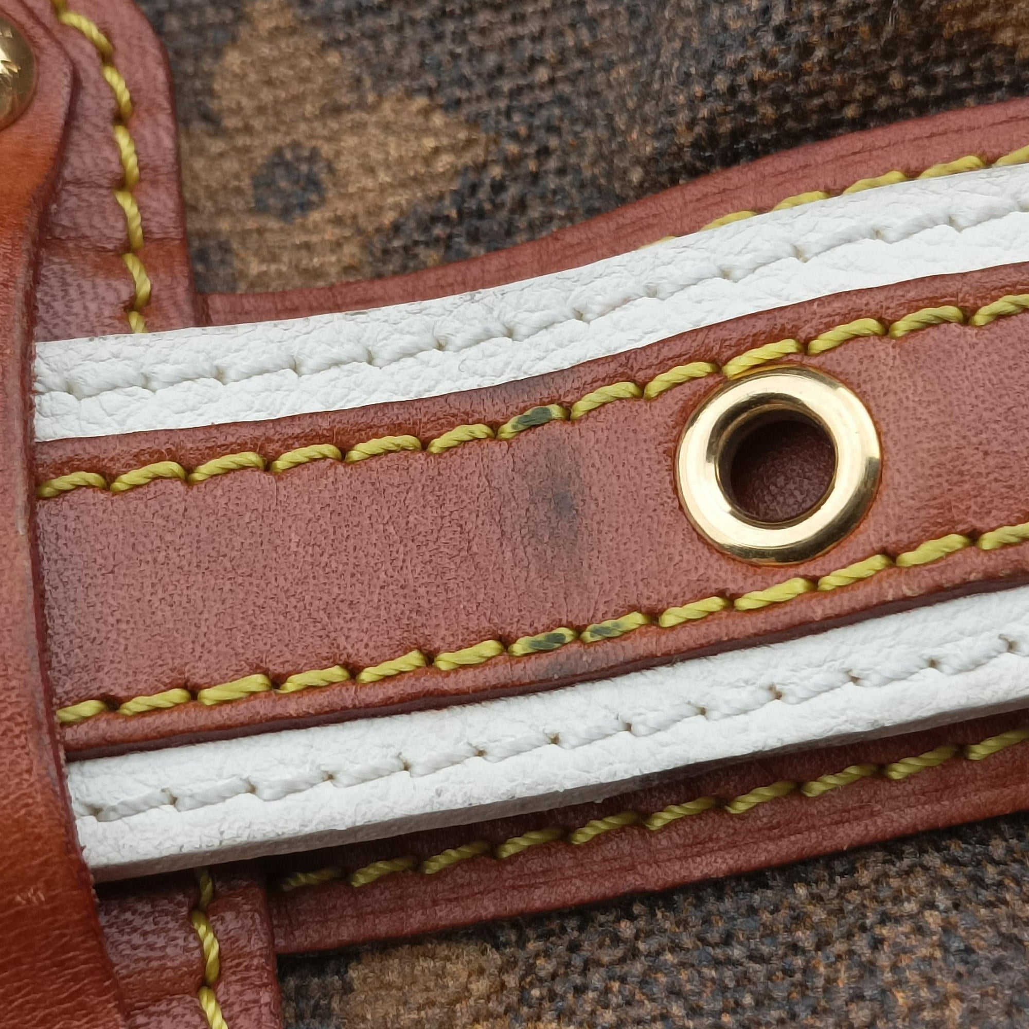 Pre-owned Louis Vuitton Monogram Tisse Sac Rayeur PM multicolor Monogram Tisse Canvas M56386 shoulderbag | stylenewstar