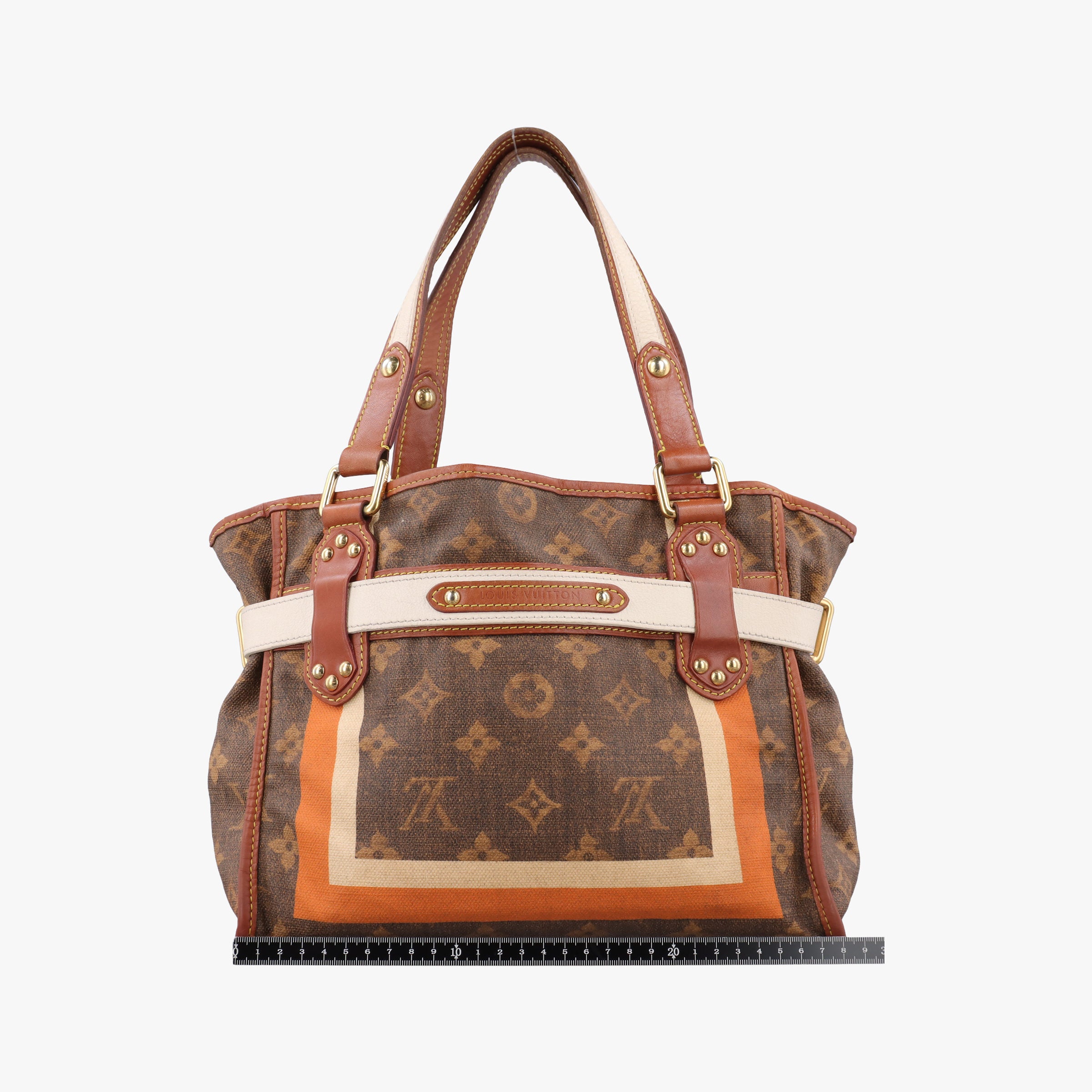 Pre-owned Louis Vuitton Monogram Tisse Sac Rayeur PM multicolor Monogram Tisse Canvas M56386 shoulderbag | stylenewstar