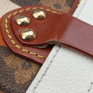Pre-owned Louis Vuitton Monogram Tisse Sac Rayeur PM multicolor Monogram Tisse Canvas M56386 shoulderbag | stylenewstar