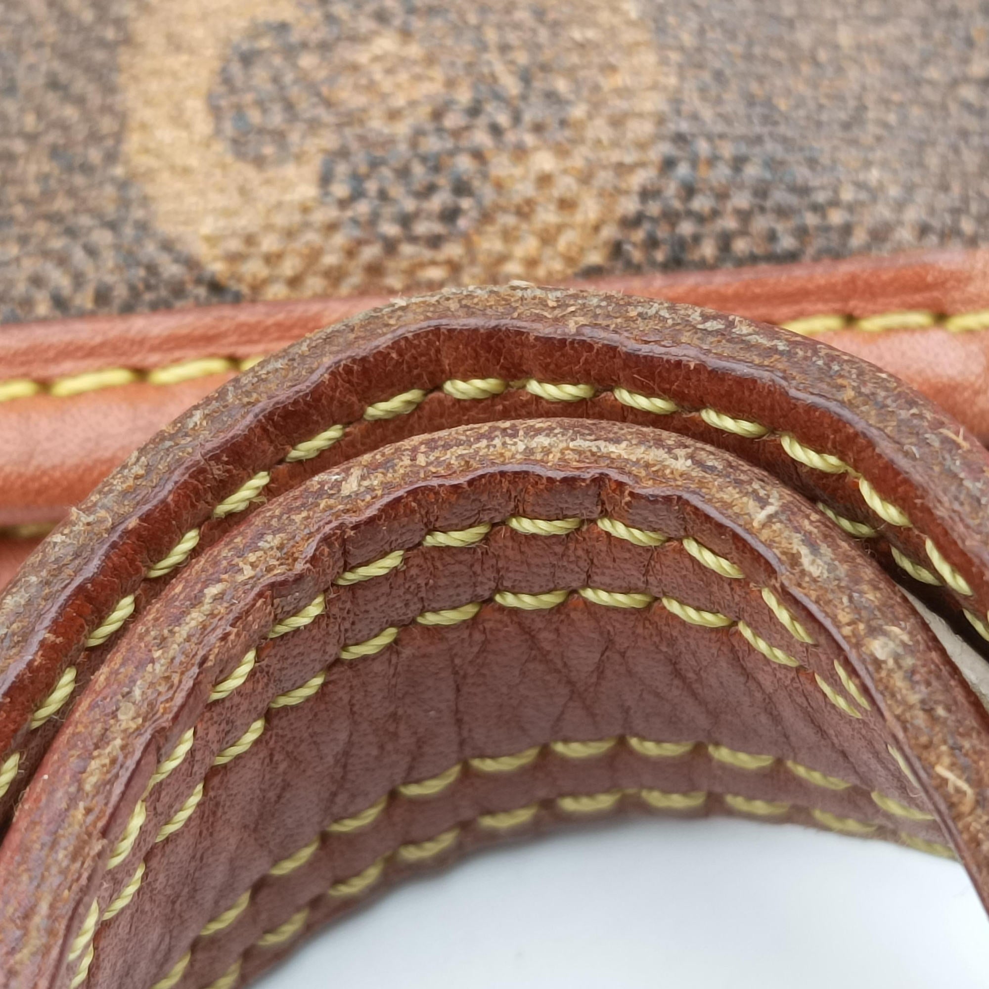 Pre-owned Louis Vuitton Monogram Tisse Sac Rayeur PM multicolor Monogram Tisse Canvas M56386 shoulderbag | stylenewstar
