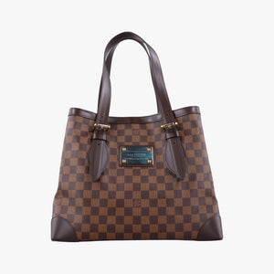 Vintage Louis Vuitton HAMPSTEAD MM EBENE Damier Canvas N51204 shoulderbag | stylenewstar