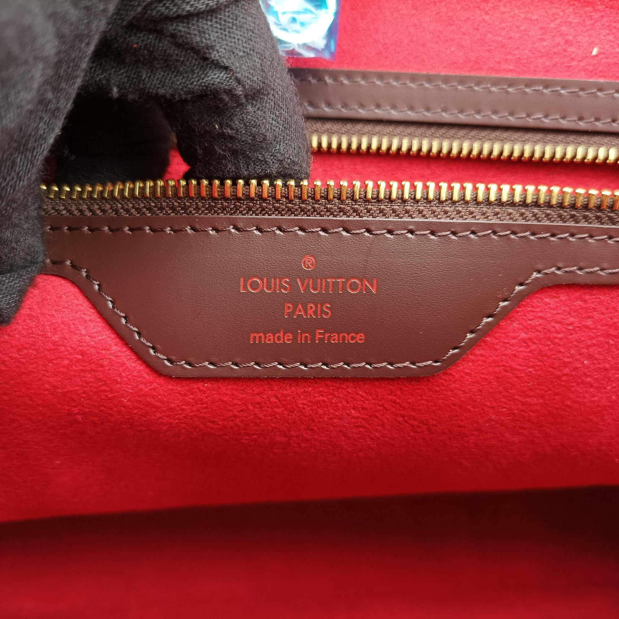 Vintage Louis Vuitton HAMPSTEAD MM EBENE Damier Canvas N51204 shoulderbag | stylenewstar