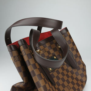 Vintage Louis Vuitton HAMPSTEAD MM EBENE Damier Canvas N51204 shoulderbag | stylenewstar