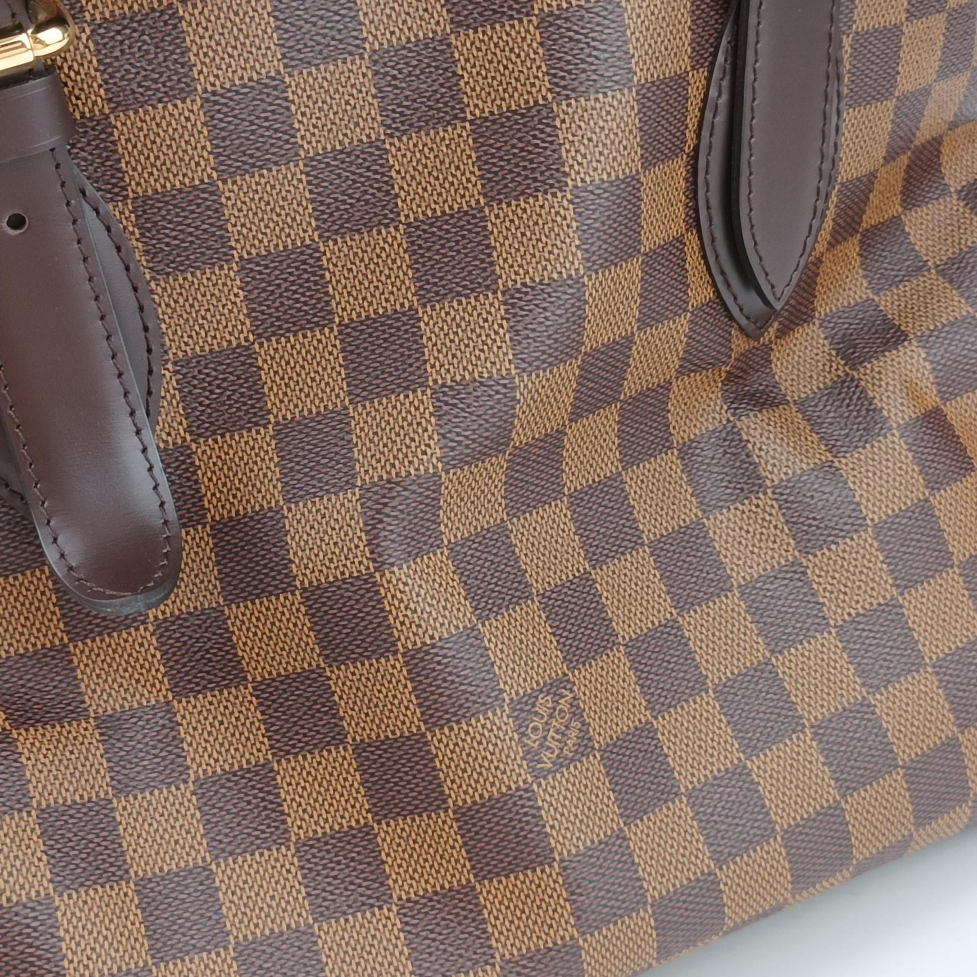 Vintage Louis Vuitton HAMPSTEAD MM EBENE Damier Canvas N51204 shoulderbag | stylenewstar
