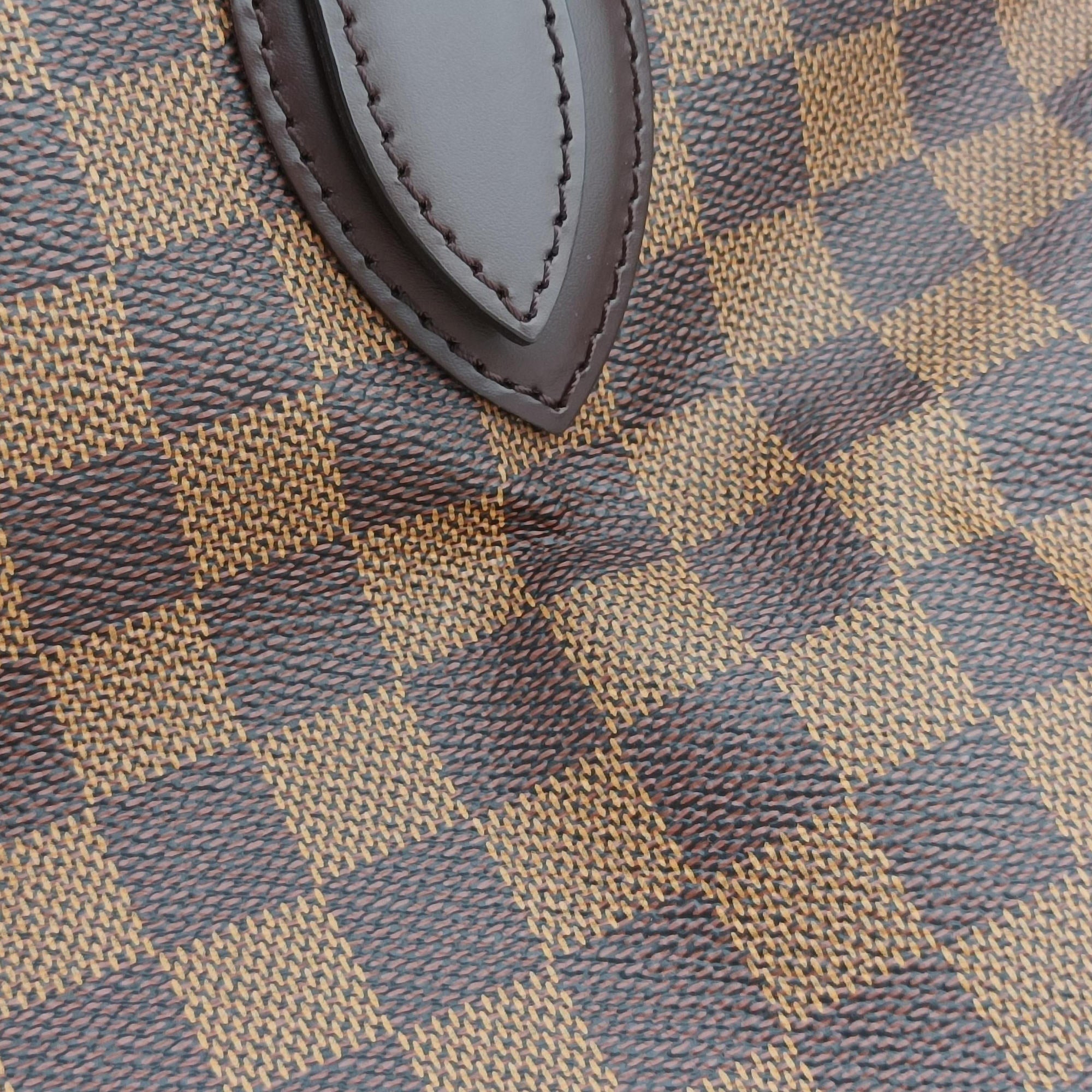 Vintage Louis Vuitton HAMPSTEAD MM EBENE Damier Canvas N51204 shoulderbag | stylenewstar