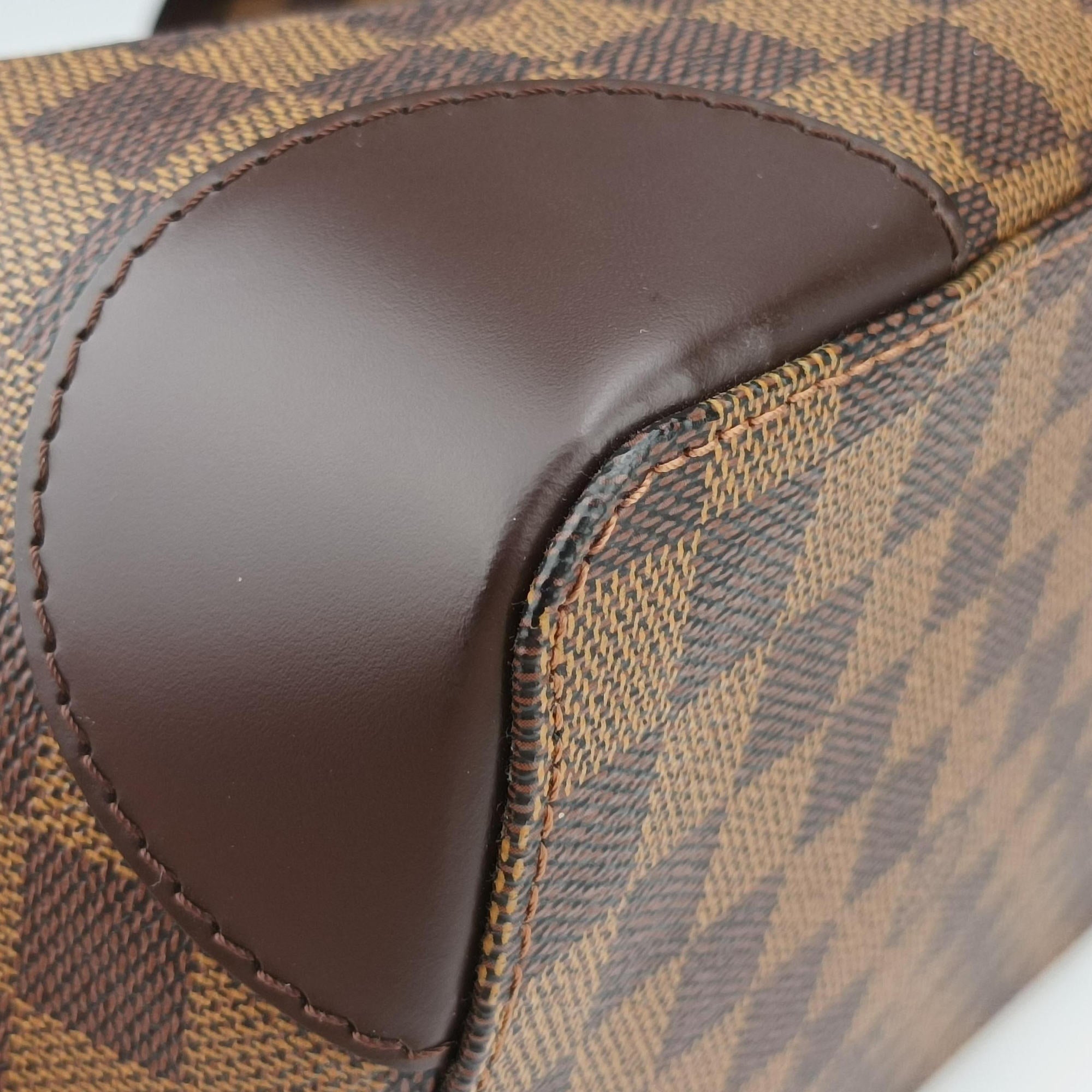 Vintage Louis Vuitton HAMPSTEAD MM EBENE Damier Canvas N51204 shoulderbag | stylenewstar