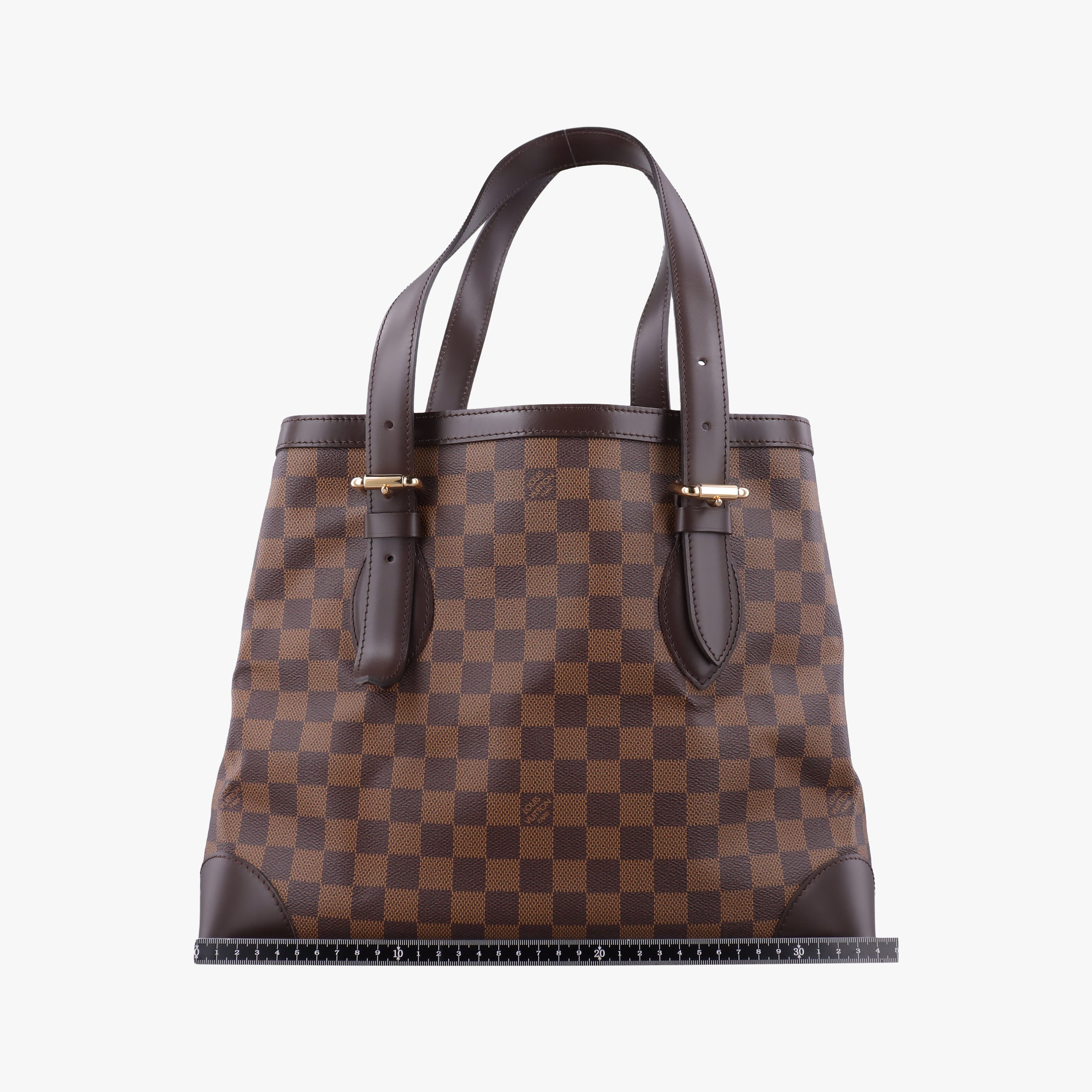 Vintage Louis Vuitton HAMPSTEAD MM EBENE Damier Canvas N51204 shoulderbag | stylenewstar
