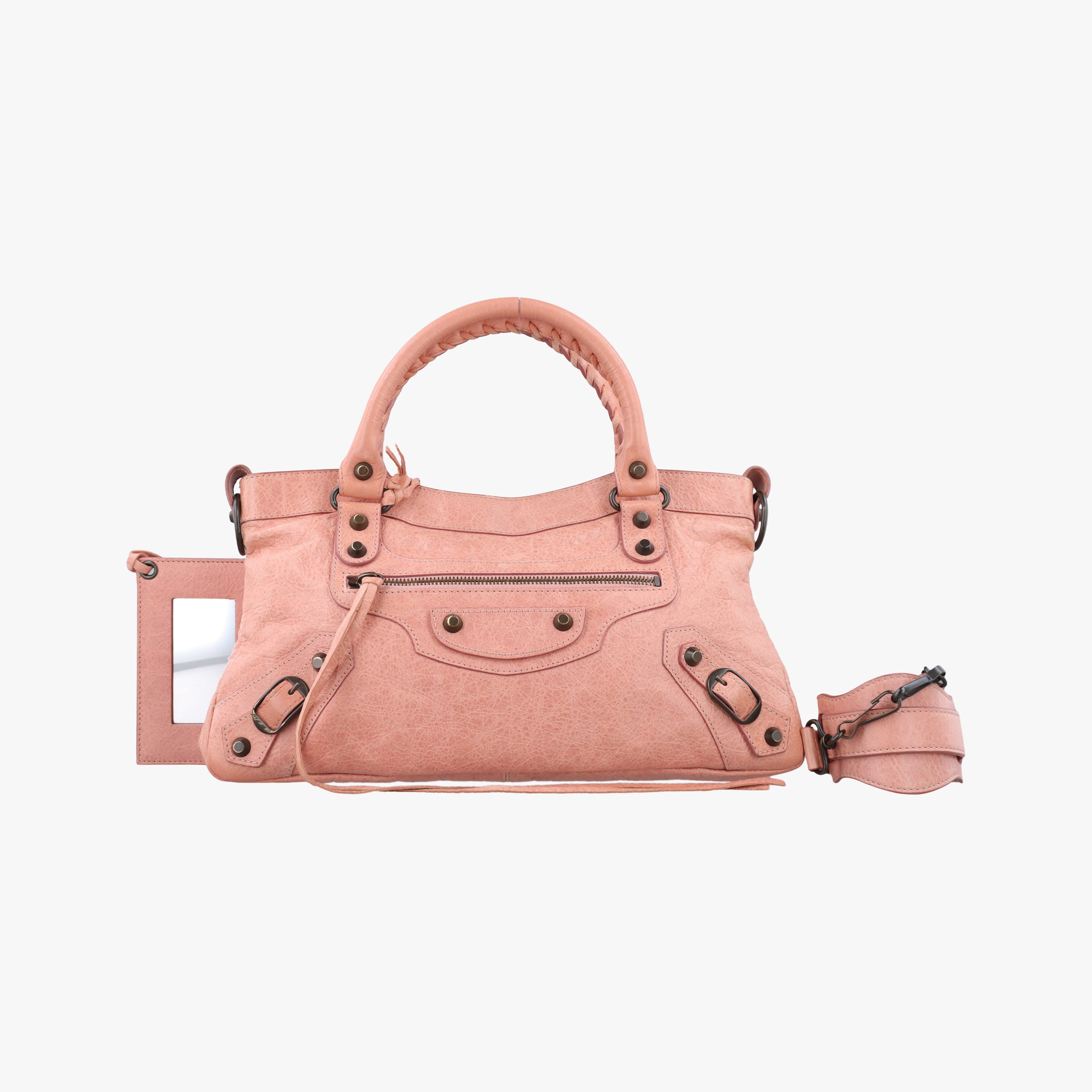Vintage Balenciaga Giant City Pink lambskin  shoulderbag | stylenewstar