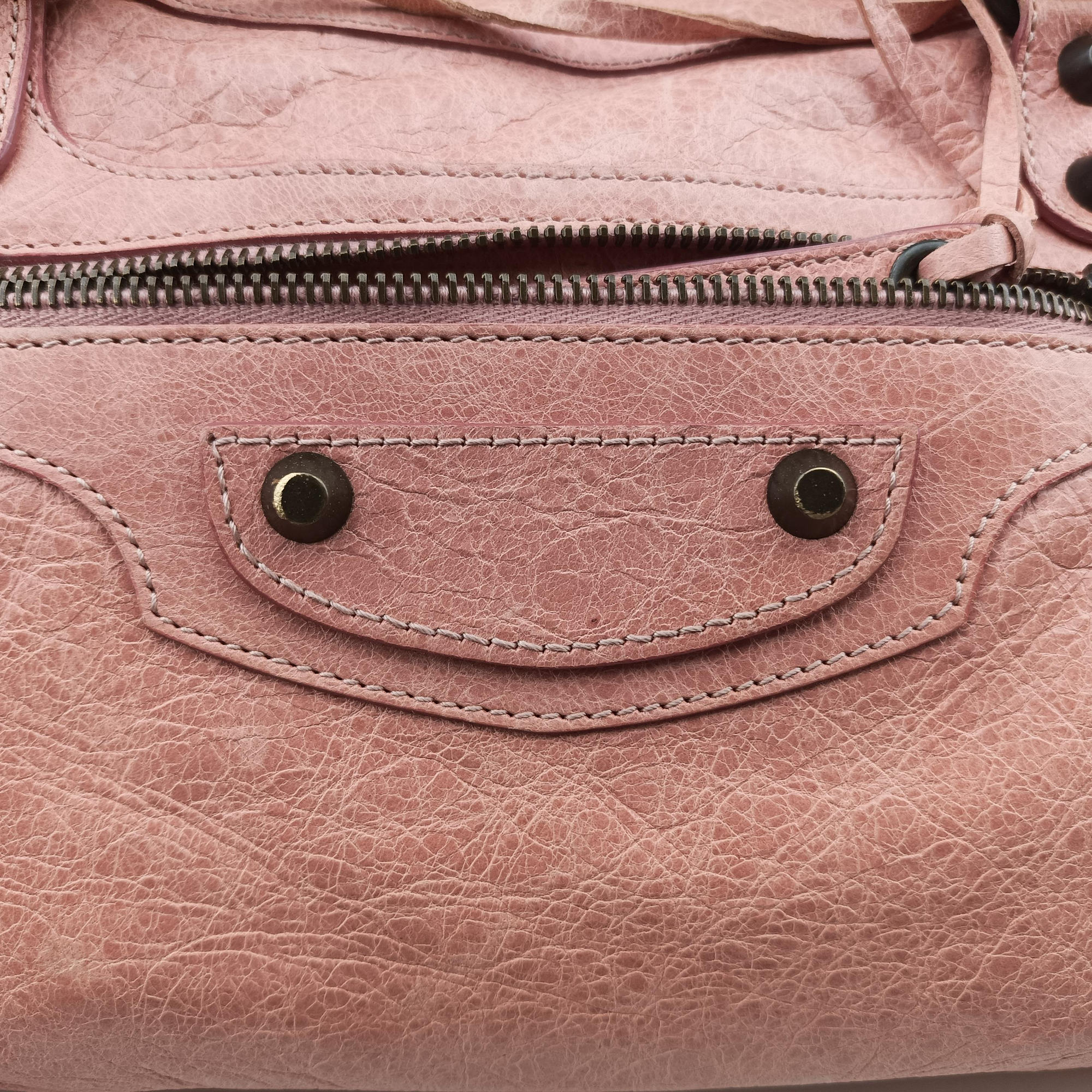 Vintage Balenciaga Giant City Pink lambskin  shoulderbag | stylenewstar