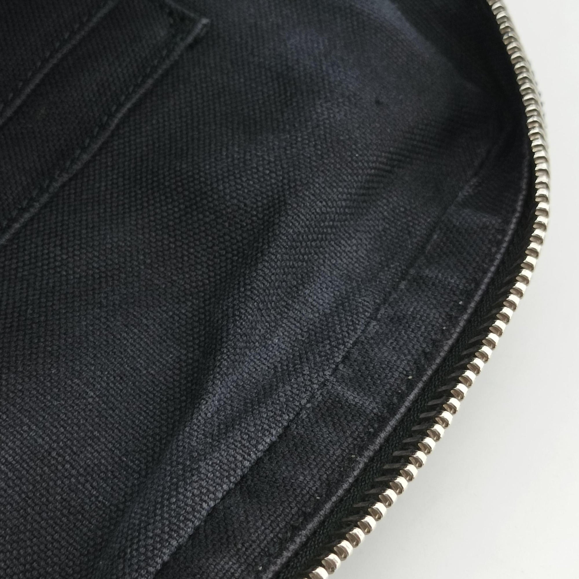 Secondhand Gucci GG Supreme Navy x Black PVC coated canvas 478325 bum bag/waist bag | stylenewstar