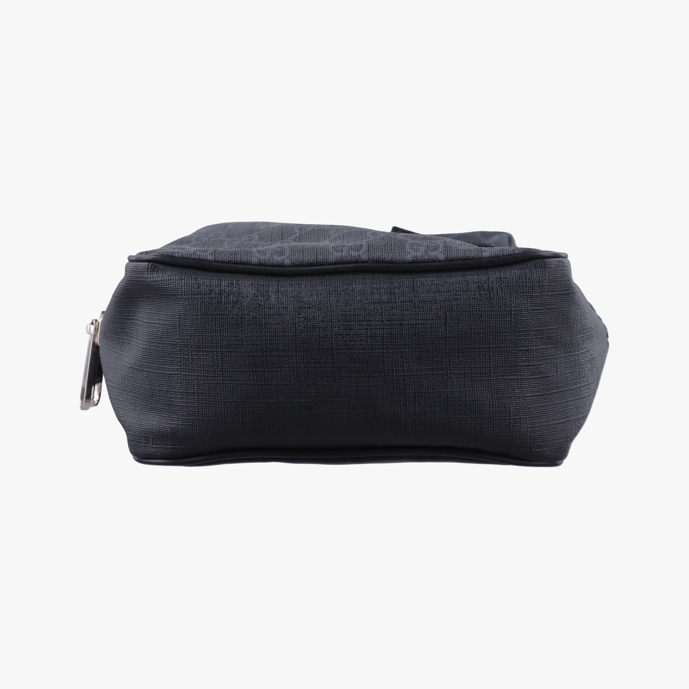Secondhand Gucci GG Supreme Navy x Black PVC coated canvas 478325 bum bag/waist bag | stylenewstar