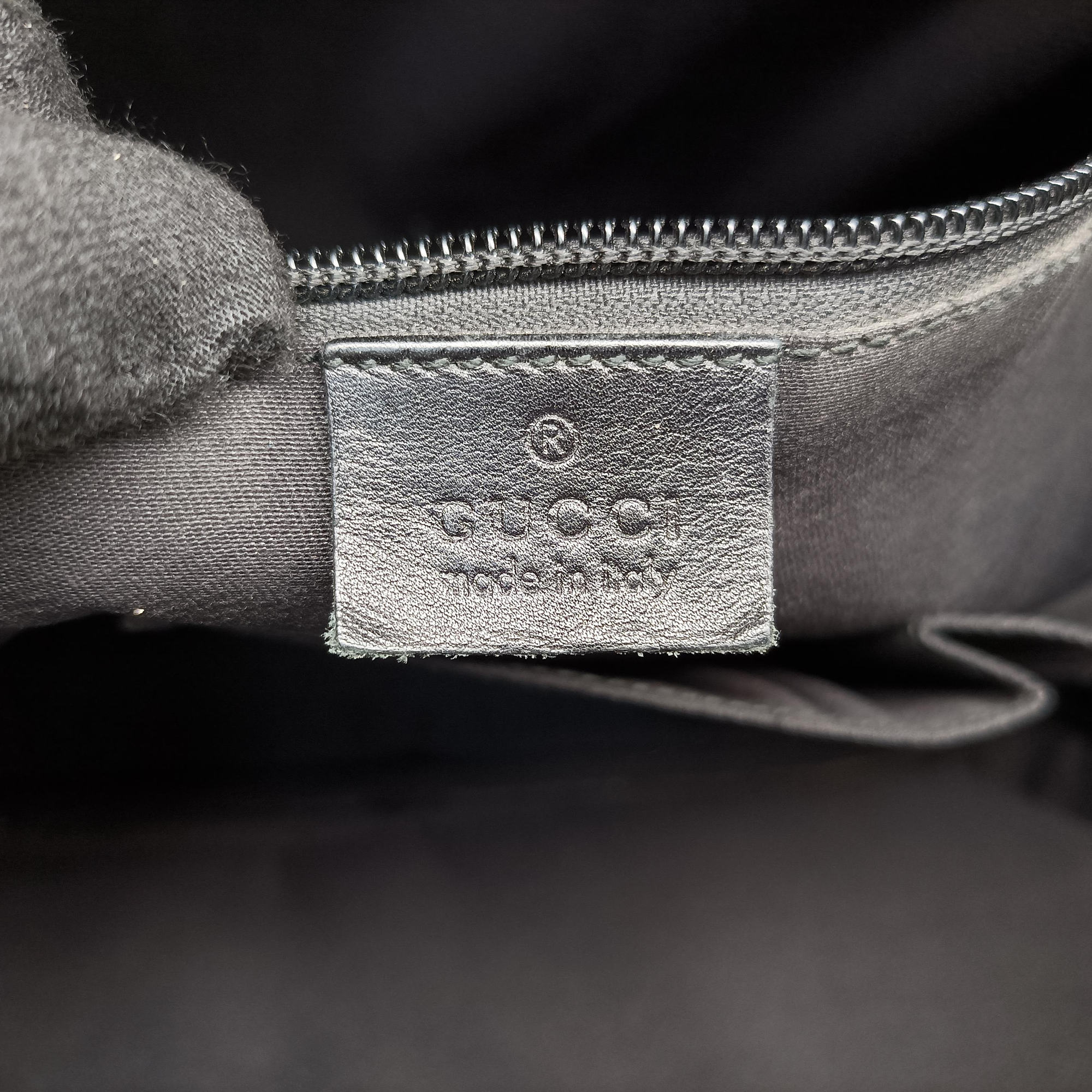 Secondhand Gucci Diamante Black Leather 208463 handbag | stylenewstar