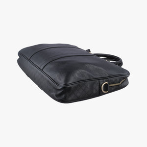 Secondhand Gucci Diamante Black Leather 208463 handbag | stylenewstar