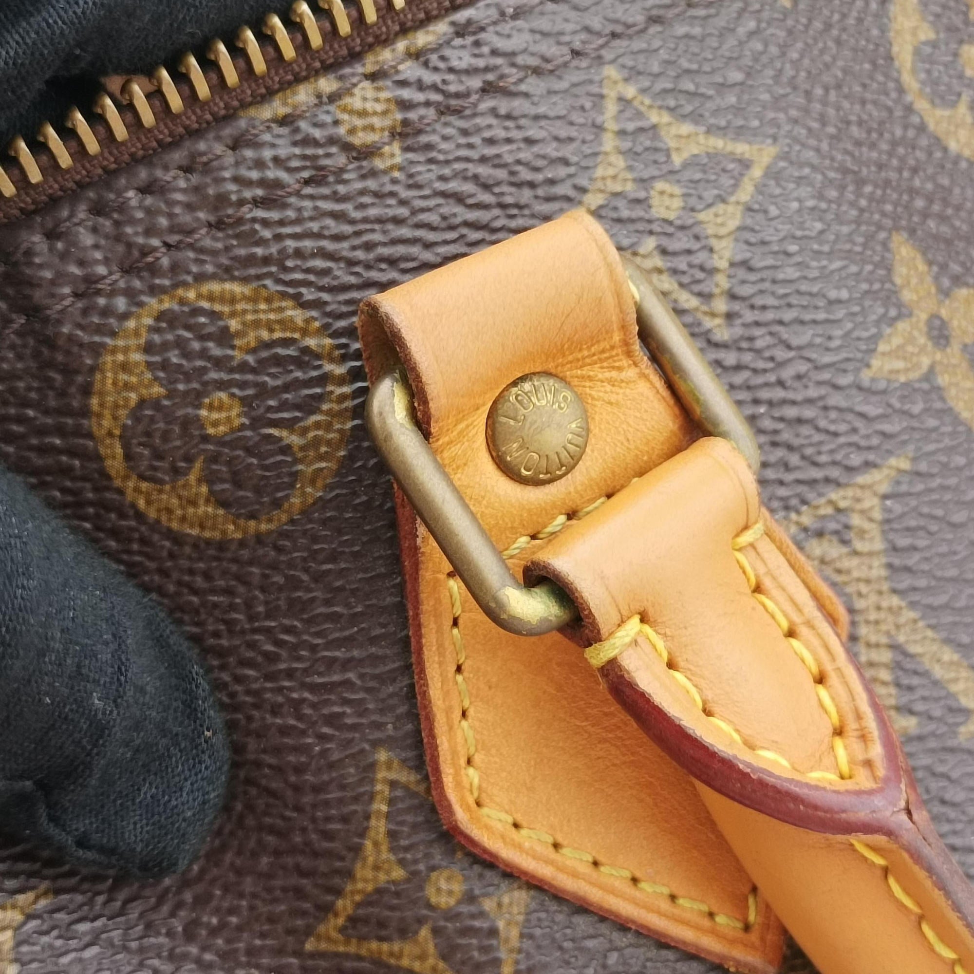 Pre-owned Louis Vuitton Speedy 30 BROWN Monogram Canvas M41526 handbag | stylenewstar