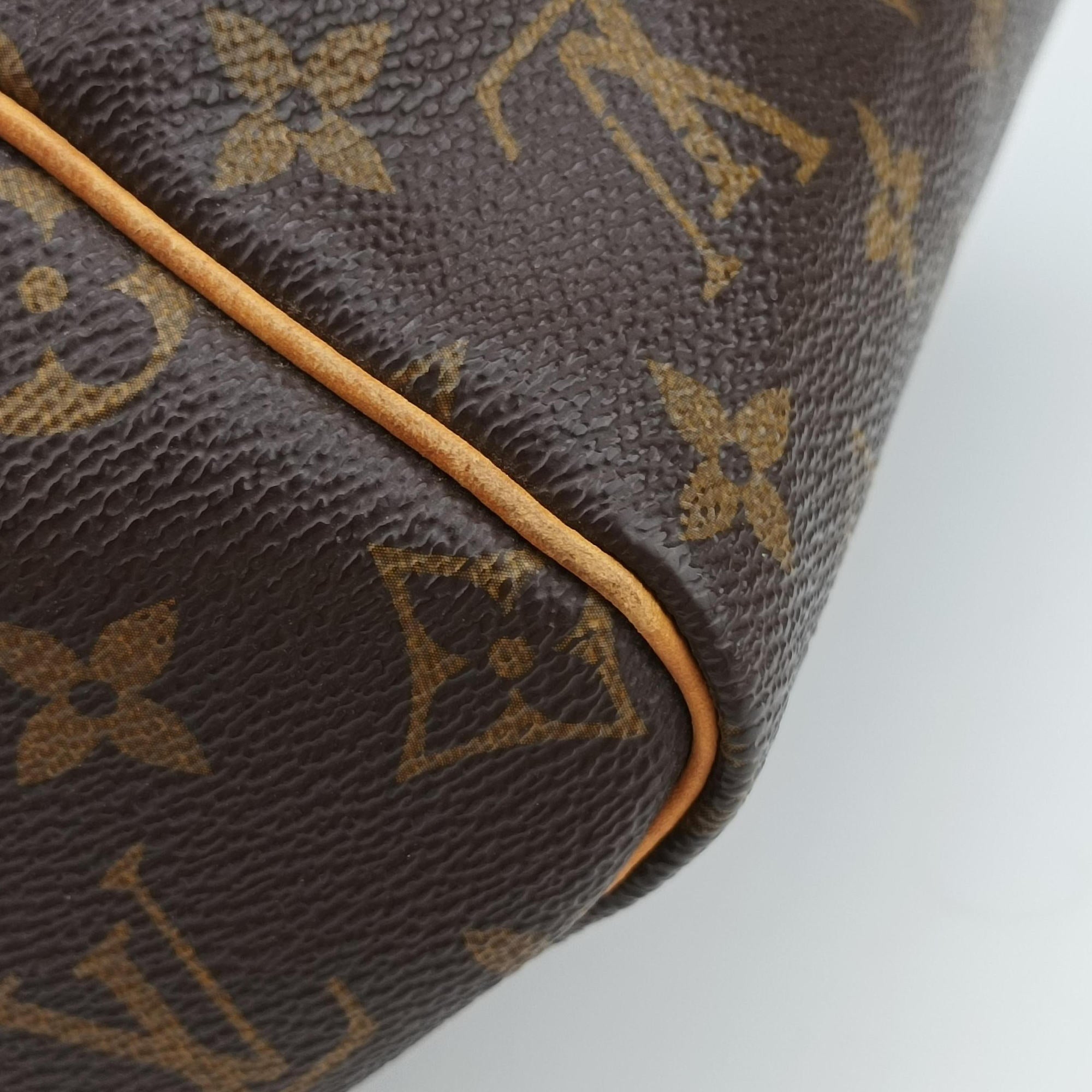 Pre-owned Louis Vuitton Speedy 30 BROWN Monogram Canvas M41526 handbag | stylenewstar