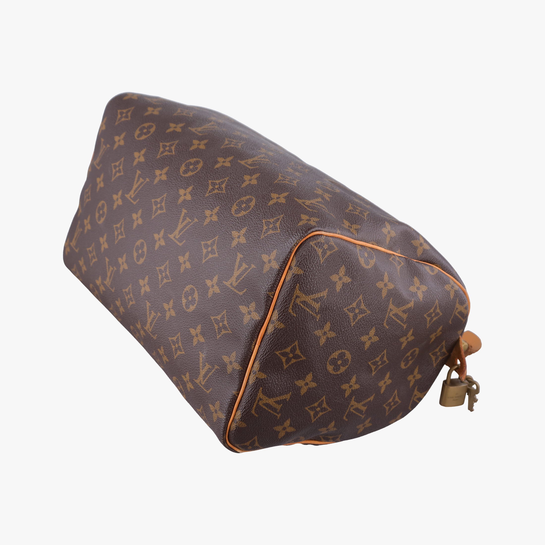 Pre-owned Louis Vuitton Speedy 30 BROWN Monogram Canvas M41526 handbag | stylenewstar