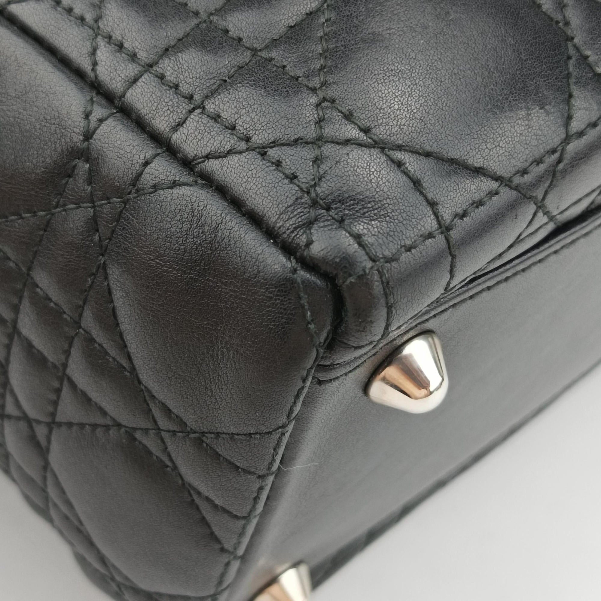 Secondhand Christian Dior Lady Dior Black lambskin  shoulderbag | stylenewstar