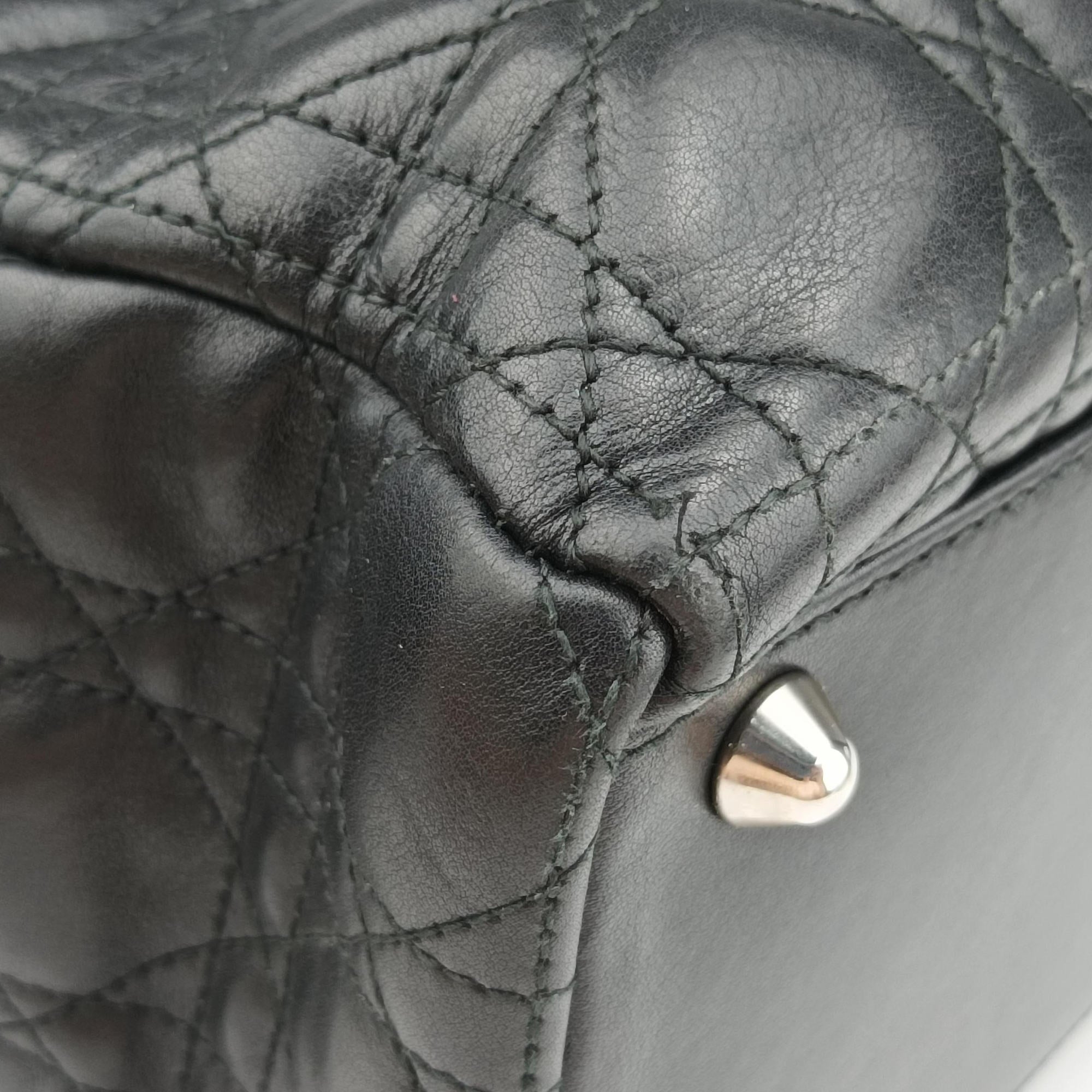 Secondhand Christian Dior Lady Dior Black lambskin  shoulderbag | stylenewstar
