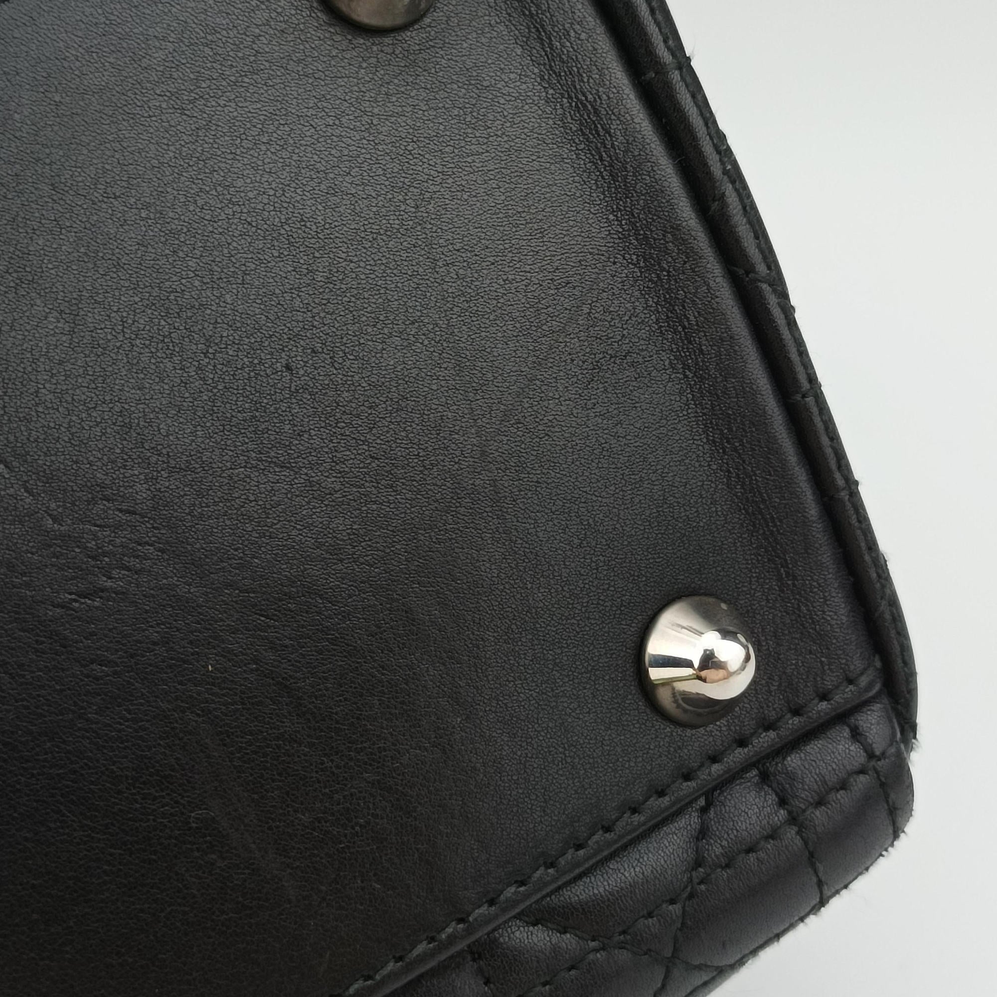 Secondhand Christian Dior Lady Dior Black lambskin  shoulderbag | stylenewstar